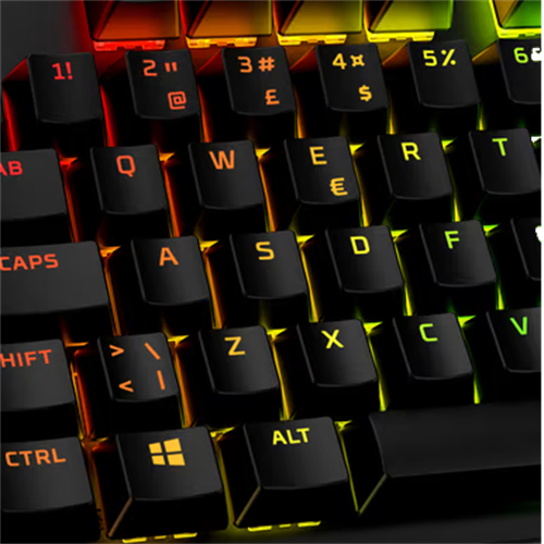 HyperX Rubber Keycaps Gaming Accessory Kit NO Black