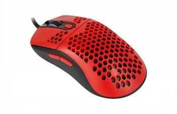AROZZI FAVO ULTRA LIGHT GAMINGMOUSE - BLACK / RED