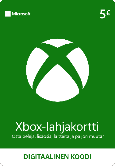 Xbox-lahjakortti 5€