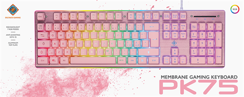 PINK LINE PK75 Membrane Keyboard RGB Backlight DE