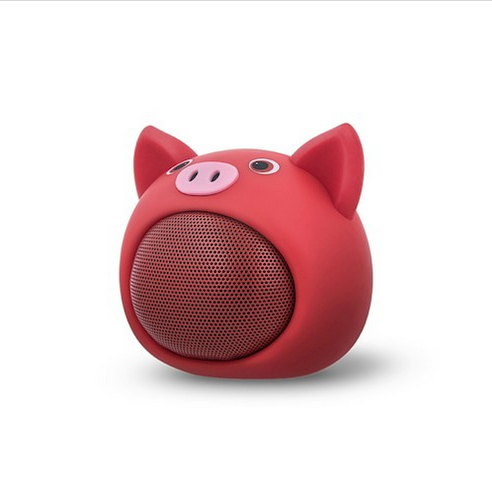 Forever ABS-100 Sweet Animal Bluetooth Kaiutin Punainen Possu