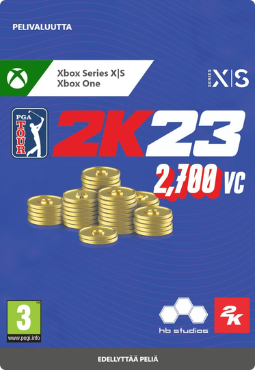 2700 VC -paketti PGA TOUR 2K23