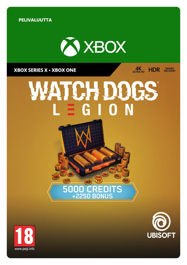 Watch Dogs: Legion Credits -paketti (7250 Creditiä)