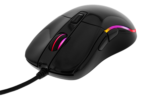 DELTACO GAMING Optinen RGB-hiiri, PMW3325, 400-5000 DPI, 1000Hz, Musta