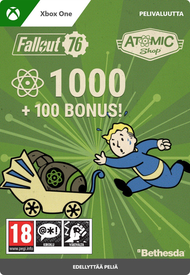 1000 atomia (+100 bonusatomia) - Fallout 76