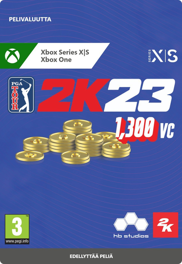 1300 VC -paketti PGA TOUR 2K23