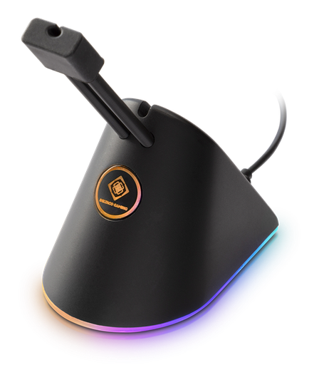 DELTACO GAMING Hiiren RGB-kaapelipidike, Musta