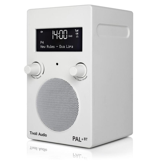 Tivoli Audio PAL+BT DAB+/Bluetooth-kaiutin (valkoinen)