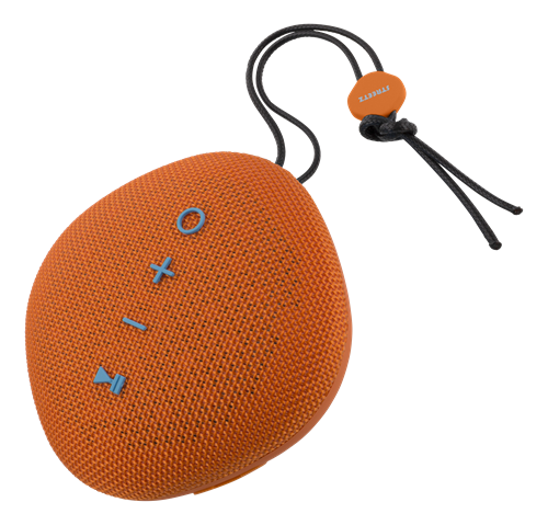 STREETZ Vedenkestävä Bluetooth-kaiutin, IPX5, TWS,BT 4.2, 1x6W,oranssi