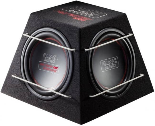 MacAudio Pyramid 3000 3x12" koteloitu subwoofer passiivisäteilijöillä