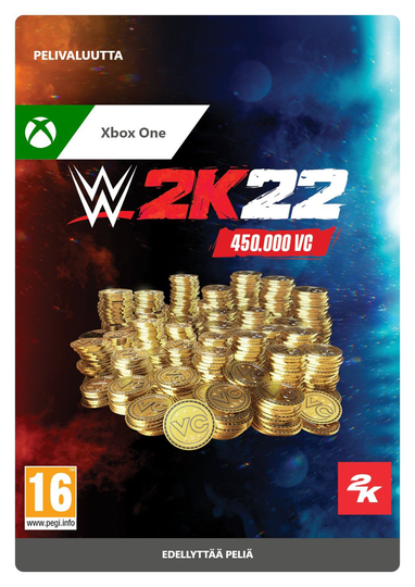 450000 WWE 2K22 Virtual Currency -paketti (Xbox One)
