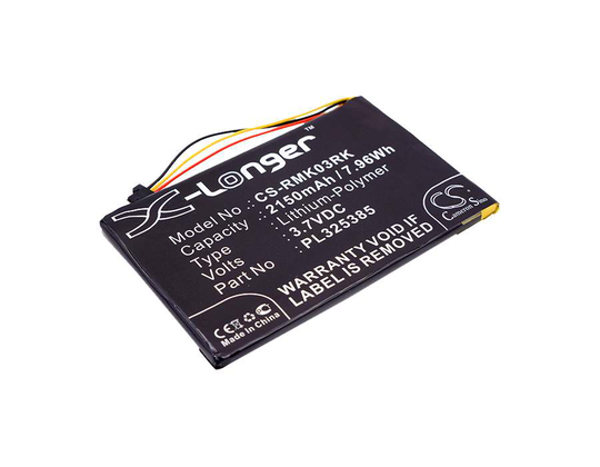 Razer RZ03-0133 RZ84-01330100 Turret Gaming Lapboard akku 2150mAh