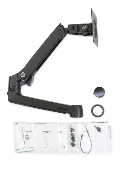 Ergotron LX Dual Stacking Arm, Extension And Collar Kit, Matte Black