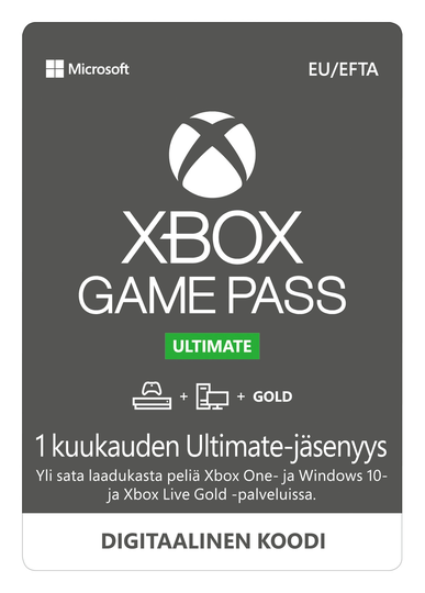 Xbox Game Pass Ultimate 1 kuukausi
