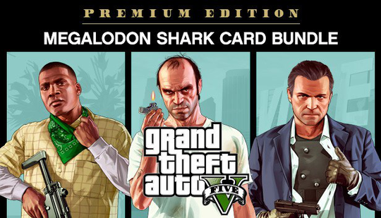 Grand Theft Auto V: Premium Online Edition Megalodon Shark Card Bundle