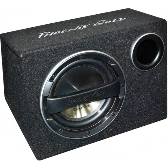 Phoenix Gold 10" aktiivinen subwoofer kaapeleilla ja kaukosäätimellä varustettuna - PHOENIX GOLD