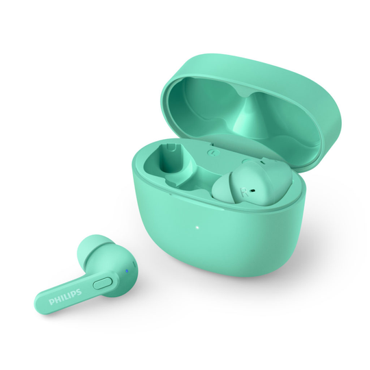 PHILIPS T2206 TRUE WIRELESS, GREEN